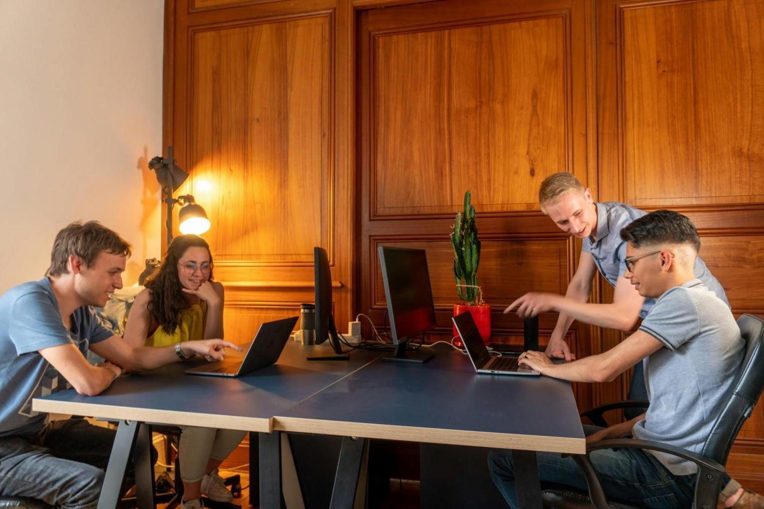 Professional compliance monitoring workspace showing documentation and analysis tools